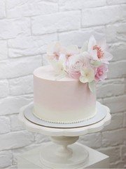 Крем / Сливки Одноярусные 1 от Nana Cakes