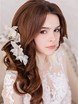 Коса / Коса-пучок, С аксессуарами / Цветами / Фатой от Anastasiya beverly hills 1