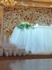 Президиум / Стол молодоженов в Эко от Студия декора и флористики Счастливые люди 2