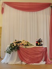 Президиум / Стол молодоженов в Шебби шик от Студия декора и флористики Счастливые люди 1