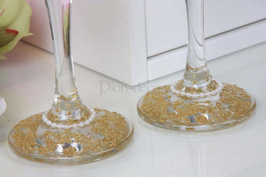 Фужеры Золотые кружева от  3