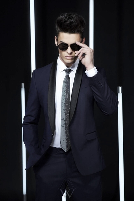 Смокинг Смокинг Karl Lagerfeld Tight от Дом изысканной мужской одежды Волшебная свадьба 1