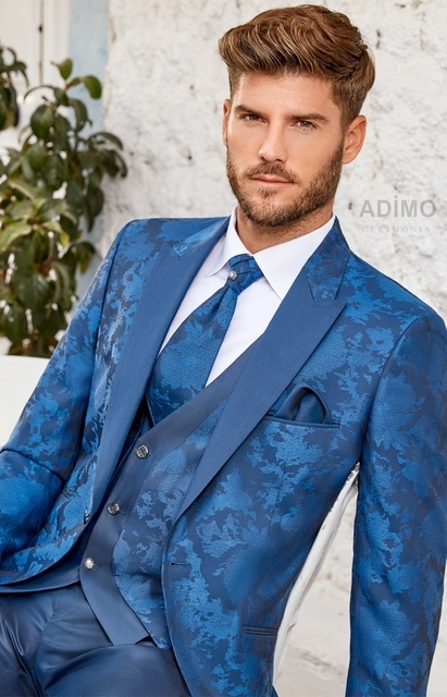 Тройка Мужской свадебный костюм Santa Adimo от Дом изысканной мужской одежды Волшебная свадьба 2