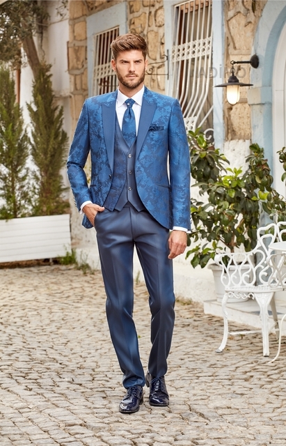 Тройка Мужской свадебный костюм Santa Adimo от Дом изысканной мужской одежды Волшебная свадьба 3