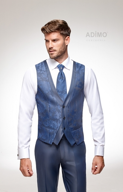 Тройка Мужской свадебный костюм Santa Adimo от Дом изысканной мужской одежды Волшебная свадьба 4