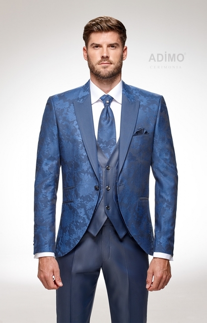 Тройка Мужской свадебный костюм Santa Adimo от Дом изысканной мужской одежды Волшебная свадьба 5