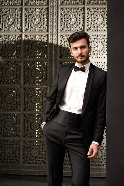 Смокинг Смокинг Karl Lagerfeld Slim Fit от Дом изысканной мужской одежды Волшебная свадьба 1