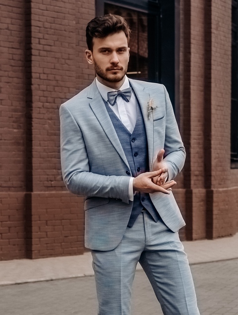 Тройка Костюм-тройка Munich Adimо от Дом изысканной мужской одежды Волшебная свадьба 3