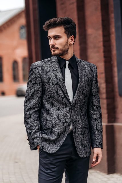 Однобортный Мужской пиджак Masterhand Slade от Дом изысканной мужской одежды Волшебная свадьба 3