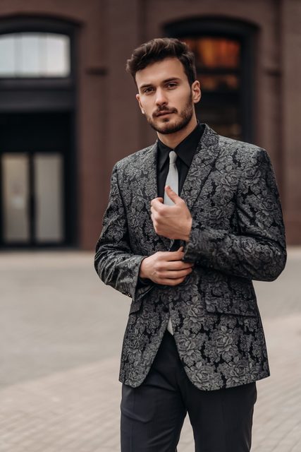 Однобортный Мужской пиджак Masterhand Slade от Дом изысканной мужской одежды Волшебная свадьба 4