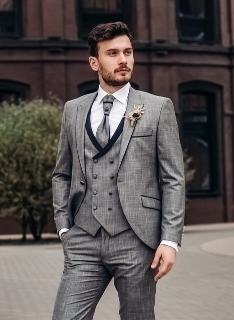 Тройка Мужской костюм-тройка Essen Adimо от Дом изысканной мужской одежды Волшебная свадьба 2