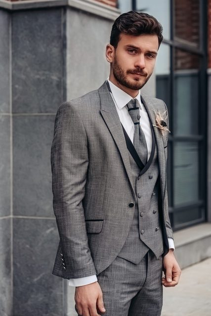 Тройка Мужской костюм-тройка Essen Adimо от Дом изысканной мужской одежды Волшебная свадьба 5