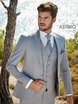 Тройка Светло-серый костюм-тройка Adimo Cerimonia Lecce от Дом изысканной мужской одежды Волшебная свадьба 3