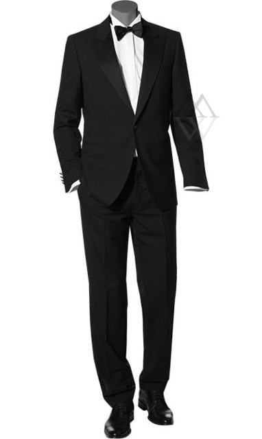 Однобортный Смокинг Elroy-Eron 16201 Eduard Dressler, Guabello S'130 от Дом изысканной мужской одежды Волшебная свадьба 2