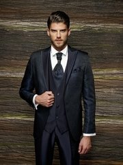 Тройка Свадебный мужской костюм-тройка Sisus ADIMO Cerimonia (комплект) от Дом изысканной мужской одежды Волшебная свадьба 1