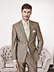 Однобортный, Тройка Мужской свадебный костюм Masterhand Sly от Дом изысканной мужской одежды Волшебная свадьба 1