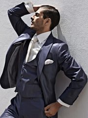 Однобортный, Тройка Мужской костюм Masterhand Barney 2091 от Дом изысканной мужской одежды Волшебная свадьба 1