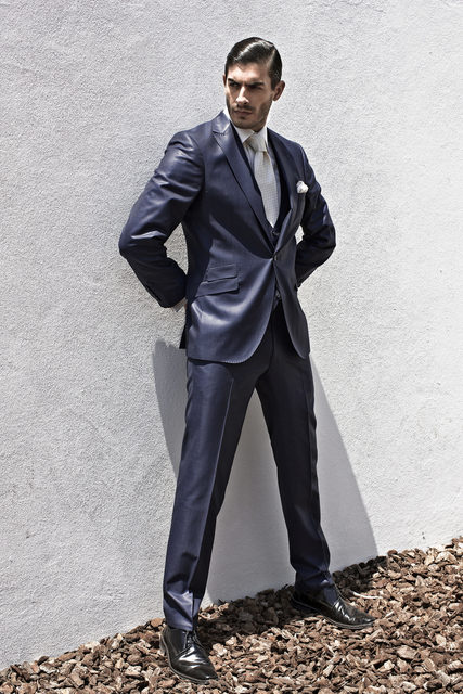 Однобортный, Тройка Мужской костюм Masterhand Barney 2091 от Дом изысканной мужской одежды Волшебная свадьба 2