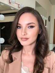 Локоны / Локоны на один бок, Распущенные от Свадебный стилист-визажист Дарья Бачурина 1