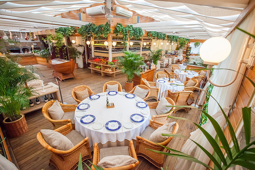 Интерьер в ресторане "Анджело" Ресторан Анджело 8