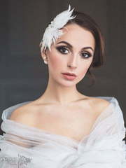 Высокие / Собранные, Пучок, С аксессуарами / Цветами / Фатой от Салон красоты Архитектура Стиля 1