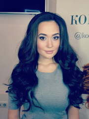 Локоны / Локоны на один бок, Распущенные от Свадебный стилист Инна Захарова 1