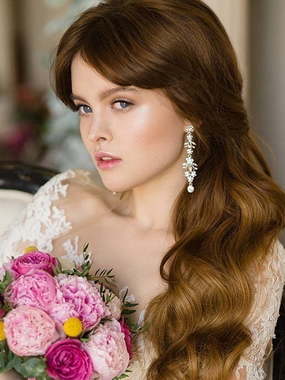 Волны, Высокие / Собранные от Свадебный стилист Лёля Садовка 1