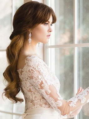 Волны, Высокие / Собранные от Свадебный стилист Лёля Садовка 2