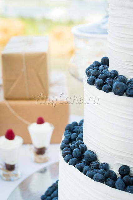 оттенки Белого Кенди бар в стиле рустик от Кондитерская AnyCake 18