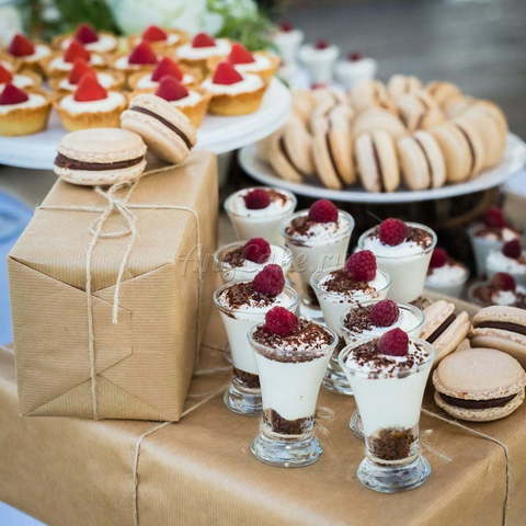 оттенки Белого Кенди бар в стиле рустик от Кондитерская AnyCake 21