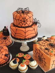 Персик / Оранжевый, Черный Сладкий стол от Кондитерская AnyCake 2