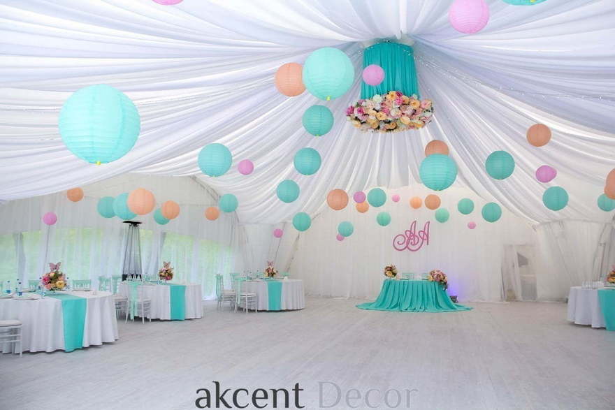 Тематический, Тиффани в Выездная регистрация, Шатер от Студия декора Akcent Decor 18