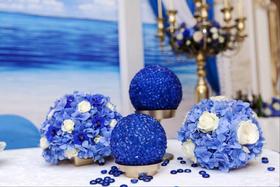 Свадьба в сине-голубых тонах
