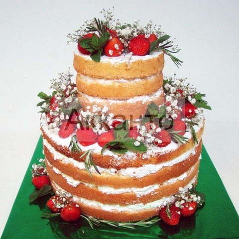 Голый торт Двухъярусные 1 от Кондитерская Акканто