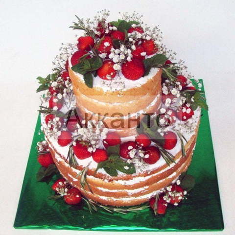 Голый торт Двухъярусные 2 от Кондитерская Акканто