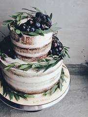 Голый торт Двухъярусные 1 от Кондитерская Kalabasa