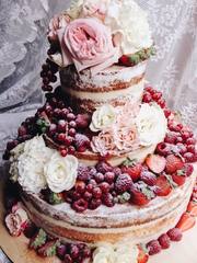 Голый торт Трехъярусные 1 от Кондитерская Kalabasa