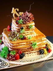 Голый торт Двухъярусные 1 от Кондитерская Алтуфьево