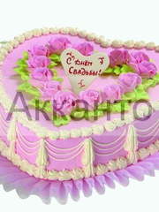 Крем / Сливки Одноярусные 1 от Кондитерская Акканто