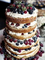 Голый торт Одноярусные 1 от Кондитерская Cake Fabrique