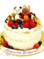 Голый торт Одноярусные 1 от Кондитерская Tortoliano