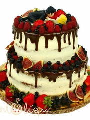 Голый торт Двухъярусные 1 от Кондитерская Tortoliano