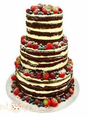 Голый торт Трехъярусные 1 от Кондитерская Tortoliano