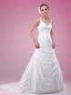 Свадебное платье 7103. Силуэт А-силуэт. Цвет Белый / Молочный. Вид 1