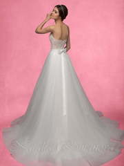 Свадебное платье Сабина. Силуэт А-силуэт. Цвет Белый / Молочный. Вид 2