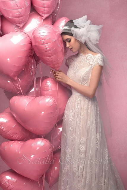 Свадебное платье Пейдж. Силуэт А-силуэт, Прямое. Цвет Айвори / Капучино, Белый / Молочный. Вид 3