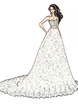 Свадебное платье Carnelia. Силуэт Пышное, А-силуэт. Цвет Белый / Молочный. Вид 1