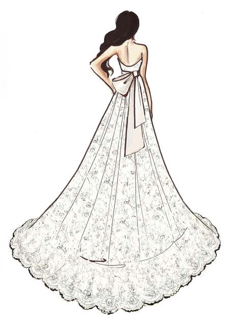 Свадебное платье Carnelia. Силуэт Пышное, А-силуэт. Цвет Белый / Молочный. Вид 2