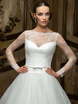Свадебное платье Brigitta. Силуэт Пышное, А-силуэт. Цвет Белый / Молочный. Вид 2