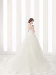 Свадебное платье Anita. Силуэт Пышное, А-силуэт. Цвет Белый / Молочный, Айвори / Капучино. Вид 2